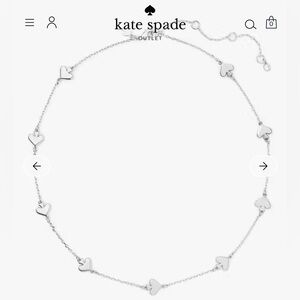 Kate Spade Silver Spade Necklace